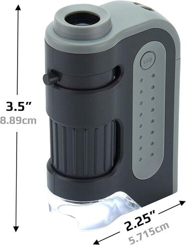 Carson MicroBrite Plus 60x-120x LED Lighted Pocket Microscope (MM-300) in Kuwait