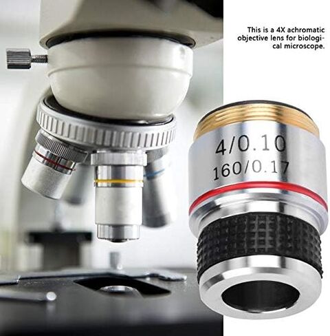 4X 185 Biological Microscope Achromatic Objective Lens 160/0.17 for Optical Instruments Conversion Objective Lens in Kuwait