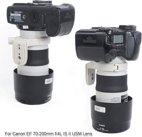 iShoot طوق عدسة معدني محسن ثلاثي القوائم ، لعدسة كانون EF 70-200mm f/4L (is/is II) USM ، Canon EF 400mm f/5.6 L USM ، عدسة Canon EF 80-200mm f/2.8L ، لوحة تحرير سريع in Saudi Arabia