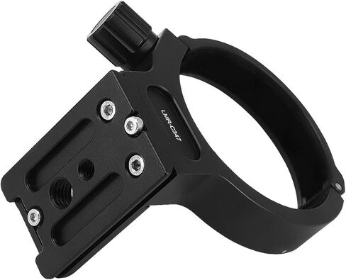 Haoge LMR-C347 Lens Collar Replacement Foot Tripod Mount Ring A II for Canon EF 300mm f/4L USM, EF 400mm f/5.6L USM, EF 70-200mm f/4L USM, EF 70-200mm f/4L is USM Lens Built-in Arca Type Plate in Saudi Arabia