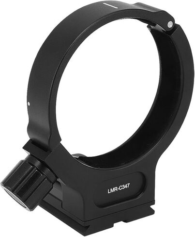 Haoge LMR-C347 Lens Collar Replacement Foot Tripod Mount Ring A II for Canon EF 300mm f/4L USM, EF 400mm f/5.6L USM, EF 70-200mm f/4L USM, EF 70-200mm f/4L is USM Lens Built-in Arca Type Plate in Saudi Arabia