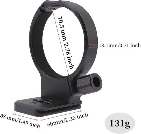 Foto4easy 71mm Tripod Collar Mount Ring for Sigma APO 70-200mm F2.8 II EX DG Macro HSM in Saudi Arabia