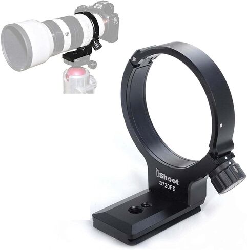 عدسة معدنية للكاميرا مع حامل ثلاثي للقدم من أجل Sony FE 70-200 مم f/4 G OSS عدسة SEL70200G، لوحة للفك السريع من ARCA السويسرية المدمجة مع فتحات برغي 1/4" و3/8" in Saudi Arabia