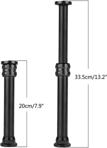 فوتوبيتر موسع عمود مركزي من الالومنيوم مكون من قسمين من ET-A252، ذراع تثبيت انبوب تمديد ثلاثي القوائم، عمود تمديد جيمبال محمول باليد، قضيب عصا تلسكوبي للطاولة ثلاثي القوائم/دي جيه اي/زيون/كاميرا دي اس in Kuwait