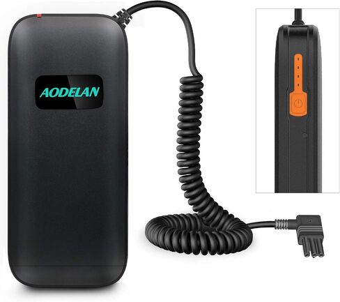 AODELAN External Flash Battery Pack Battery Power Bank for Canon 600EX II-RT, 600EX-RT, 580EX 580EX II, 550EX,MR-14EX，MR -24EX .Yongnuo & Godox Speedlite Replace CP-E4N & CP-E4 (12 AA Batteries) in Saudi Arabia