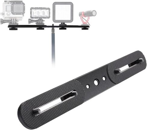 8"/20cm Dual Speedlite Camera Mount Tripod Bracket Flash Extension Bar,8" Dual Tripod Bracket for Camera,LED Video Light,DSLR Camera,Flash Light in Kuwait