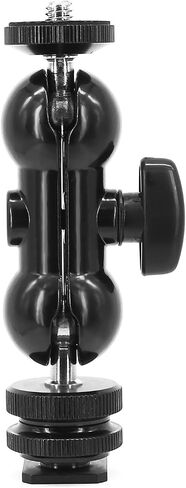 Camera Hot Shoe Mount to 1/4"-20 Tripod Screw Adapter Flash Shoe Mount for DSLR Camera Rig (Pack of 2) in Saudi Arabia