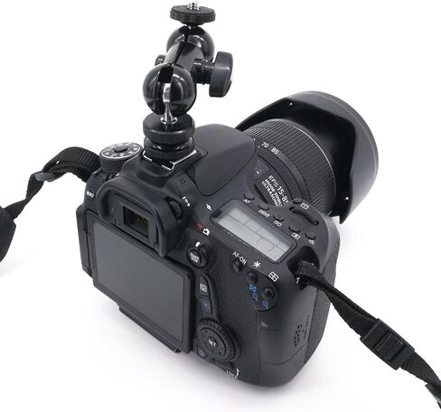 Camera Hot Shoe Mount to 1/4"-20 Tripod Screw Adapter Flash Shoe Mount for DSLR Camera Rig (Pack of 2) in Saudi Arabia