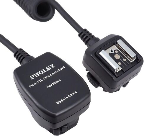 سلك الحذاء الساخن PHOLSY 6.5 بوصة / 2 متر E-TTL معطل لفلاش الكاميرا Speedlite Sync متوافق مع Canon T8i، T7i، T6، T6i، T6s، T5، T5i، SL3، 90D، 80D، 77D، 70D، 7D، 6D، 5D ، M3، M5، M6 إلخ، يستبدل OC-E3 in Kuwait