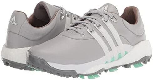adidas Women's TOUR360 22 Golf Shoes, Footwear White/Footwear White/Almost Pink, 7.5 in Saudi Arabia