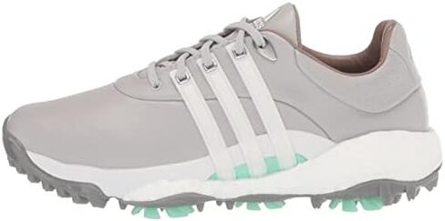adidas Women's TOUR360 22 Golf Shoes, Footwear White/Footwear White/Almost Pink, 7.5 in Saudi Arabia