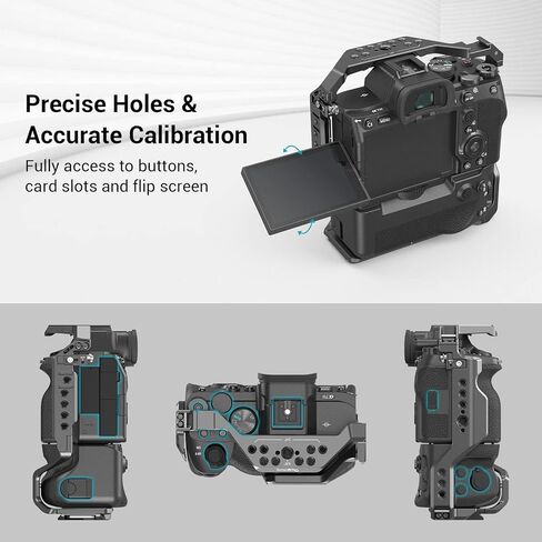 SmallRig Cage for Sony Alpha 7R V/Alpha 7 IV/Alpha 7S III/Alpha 7R IV/Alpha 1 with VG-C4EM Battery Grip - 3594 in Kuwait