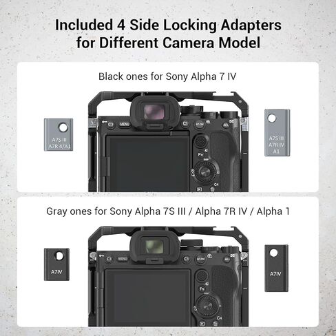 SmallRig Cage for Sony Alpha 7R V/Alpha 7 IV/Alpha 7S III/Alpha 7R IV/Alpha 1 with VG-C4EM Battery Grip - 3594 in Kuwait