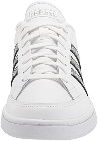 حذاء تنس Grand Court SE للسيدات من adidas، أبيض/أبيض/وردي الإشارة، 10.5 in Saudi Arabia