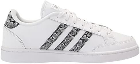 adidas Women's Grand Court SE Tennis Shoe, Chalk White/Halo Blush/Gold Metallic, 5 in Saudi Arabia