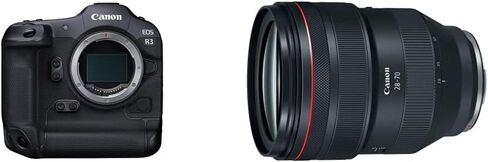 Canon EOS R3 Mirrorless Camera (Body Only), Full-Frame Camera, 6K 60p RAW, 4K 120p Video, 24.1 Megapixel CMOS Sensor, DIGIC X Image Processor, for Sports, Action, Black | 4K 120p Video, 24.1 Megapixel CMOS Sensor, 6K 60p RAW, DIGIC X Image Processor in Saudi Arabia