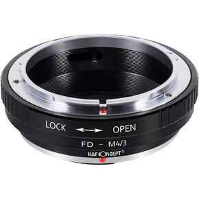 K&F Concept Lens Mount Adapter Compatible with Canon EOS (EF/EF-S) Mount Lens to M4/3 (Micro Four Thirds) MFT Olympus Pen and Panasonic Lumix Cameras