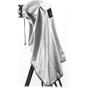 Movo CRC03 Extra-Long Camera Rain Coat Rain Cover for DSLR Cameras, Lens, and Tripod (Metallic Gray) in Saudi Arabia