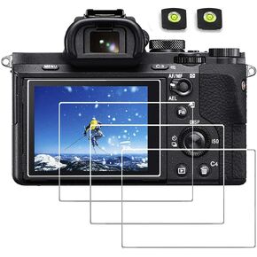 debous Screen Protector for Sony ZV1 ZV-1 A7SIII A7III A7R III IV A7II A7 III II A7M3 A7M2 A7SMII RX1 DSC-RX1 RII RX1R RX10 DSC-RX10 III IV,0.3mm Anti-scratch High Clear 9H Hard Tempered Glass (4pcs) in Saudi Arabia
