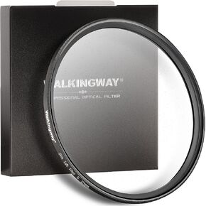 Walking Way 40.5MM Soft Focus Filter White Pro Mist Diffusion Filter Ultra Light Dreamy Fog Effect Circular Lens Filter Softening Diffuser for Video/Vlog/Portrait Photography