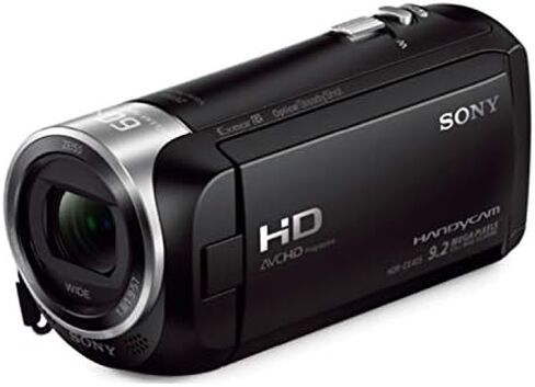 مجموعة كاميرا الفيديو Sony HD Handycam (أسود) وبطاقة ذاكرة سعة 32 جيجابايت وبطاريات وحقيبة (4 عناصر) in Saudi Arabia