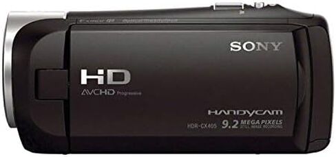 مجموعة كاميرا الفيديو Sony HD Handycam (أسود) وبطاقة ذاكرة سعة 32 جيجابايت وبطاريات وحقيبة (4 عناصر) in Saudi Arabia