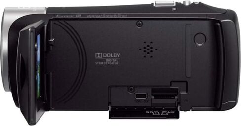 مجموعة كاميرا الفيديو Sony HD Handycam (أسود) وبطاقة ذاكرة سعة 32 جيجابايت وبطاريات وحقيبة (4 عناصر) in Saudi Arabia