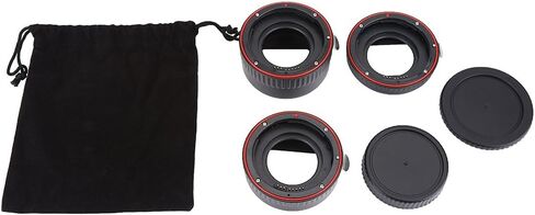 Bindpo Auto Focus Macro Extension Tube Set,13mm + 21mm + 31mm Metal Autofocus EF Macro Extension Tube Set,Macro Extension Tube Set for EF Mount in Saudi Arabia