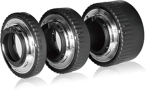 MEIKE N-AF1-A Macro Electronic Mount Auto Foucs Macro Metal Extension Tube Adapter for Nikon DSLR Camera D80 D90 D300 D300SD800 D3100 D3200 D5000 D5100 D5200 D7000 D7100 etc in Kuwait