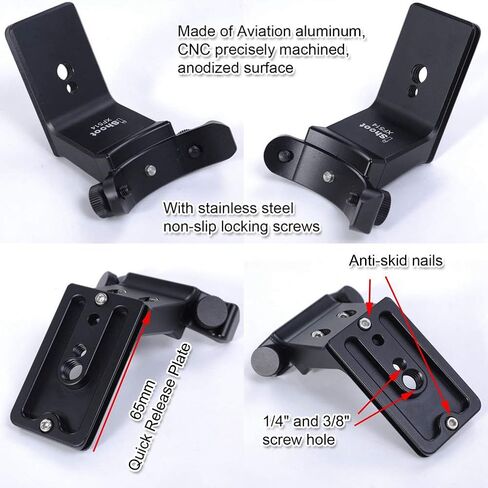 iShoot Metal Tripod Mount Ring Camera Lens Replacement Foot Lens Collar Base Support Adapter Stand for Fuji XF 50-140mm F2.8 R LM OIS WR Telephoto Lens with Arca-Swiss Type Quick Release Plate in Saudi Arabia
