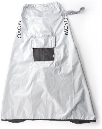 Movo CRC03 Extra-Long Camera Rain Coat Rain Cover for DSLR Cameras, Lens, and Tripod (Metallic Gray) in Saudi Arabia
