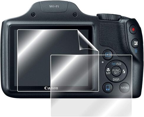 IPG لـ Canon PowerShot SX530 HS - SX540 HS واقي شاشة الكاميرا الرقمية (وحدتان) ضمان استبدال مدى الحياة للجلد حماية غير مرئية عالية الدقة - سلس/خالي من الفقاعات in Kuwait