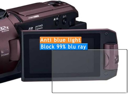 Vaxson 3-Pack Anti Blue Light Screen Protector, compatible with Panasonic Camcorder HC-WX2M TPU Film Protectors Sticker [ Not Tempered Glass ] in Saudi Arabia