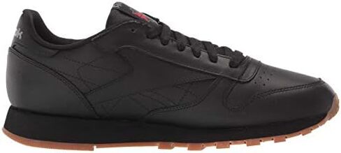 Reebok Unisex Classic Leather Sneaker, White/Black, 10.5 US Men in Kuwait