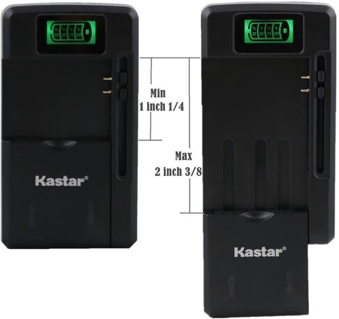 شاحن سفر صغير ذكي من Kastar (مع وظيفة شحن USB محمول عالي السرعة) لكاميرا PDA بطارية ليثيوم أيون الكاميرات الرقمية Mp3 Mp4 مشغل أجهزة الألعاب المحمولة باليد PDAs in Kuwait
