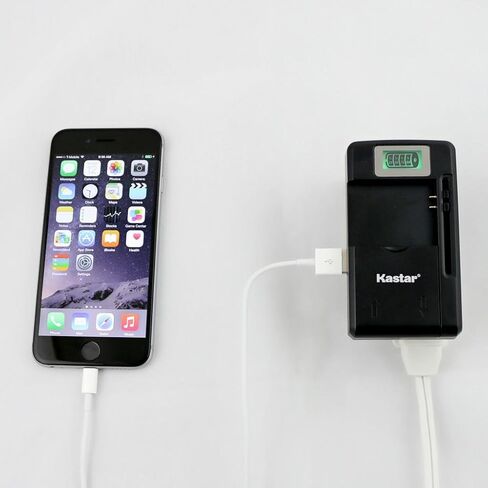 شاحن سفر صغير ذكي من Kastar (مع وظيفة شحن USB محمول عالي السرعة) لكاميرا PDA بطارية ليثيوم أيون الكاميرات الرقمية Mp3 Mp4 مشغل أجهزة الألعاب المحمولة باليد PDAs in Kuwait