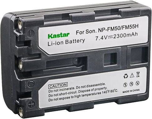 Kastar Battery for Sony M Type NP-FM50 Equivalent Camcorder Digital / Camera and Sony NP-FM30 NP-FM51 NP-QM50 NP-QM51 NP-FM55H Battery in Saudi Arabia