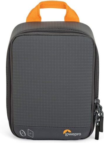 Lowepro GearUp Filter Pouch 100, Camera Case for Filter, Filter Case with 10 Sheet Filters, 2 Round Filters, Filter Mount, Non-Scratch Card Sleeve, Made with Recycled Fabrics, Grey in Saudi Arabia
