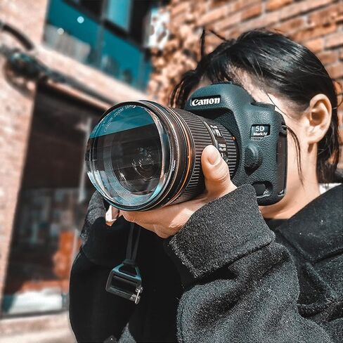 ملحقات فلتر كاميرا 77 مم زجاج خطي منشور، عدم وضوح المقدمة، صور ملونة متكررة، فلتر تأثيرات خاصة بزجاج منشور، LENS002 in Saudi Arabia