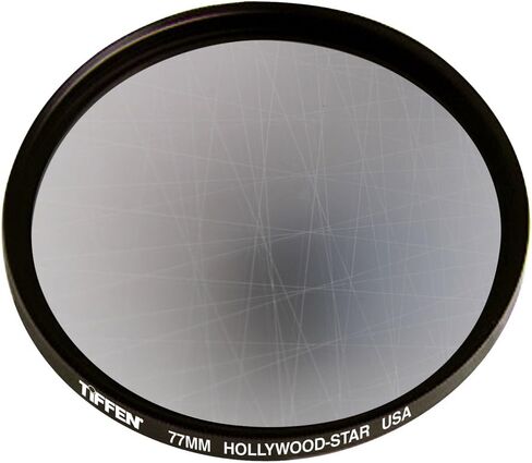 Tiffen 77mm Hollywood Star Filter - Starburst Style, Optical Glass, Aluminum, Clear in Kuwait