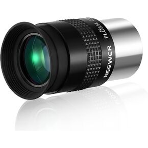 نيوير 1.2 بوصة تلسكوب عدسة عينية PL خضراء متعددة الطبقات 25 مم، 4 عناصر، زاوية واسعة 40 درجة، مترابطة لمرشحات تليسكوب الفلك القياسية 1.2 بوصة in Kuwait