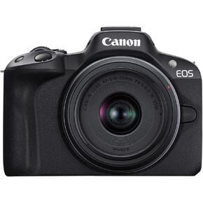 Canon EOS R50 Mirrorless Vlogging Camera (Body Only/Black), RF Mount, 24.2 MP, 4K Video, DIGIC X Image Processor, Subject Detection & Tracking, Compact, Smartphone Connection, Content Creator
