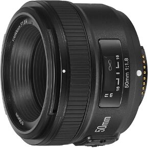 YONGNUO YN50mm F1.8، عدسة تركيز تلقائي قياسية برايم لكاميرا نيكون ذات الإطار الكامل SLR F Mount in Kuwait