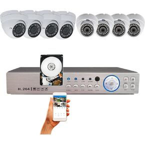 Evertech 8 Channel High-Definition Security Surveillance System 1TB Hard Drive in Saudi Arabia