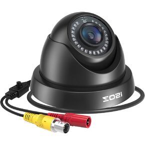 ZOSI 2.0MP FHD 1080p Dome Camera Housing Outdoor Indoor (Hybrid 4-in-1 CVI/TVI/AHD/960H Analog CVBS),24PCS LEDs,80ft IR Night Vision,CCTV Security Camera with 105° Wide Angle in Saudi Arabia