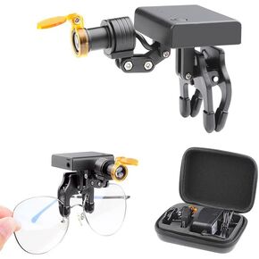 OUBO 5W LED Head Light with Optical Filter Clip on Type for Binocular Loupes Glasses DY-013 in Saudi Arabia