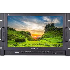 SEETEC P173-9HSD-RM 17.3" 7RU Rack Mount Broadcast LCD Director Monitor with 3G-SDI HDMI YPbPr Input and Output Full HD 1920×1080 in Kuwait