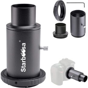 Variable Extension Telescope Camera Adapter – Compatible with Nikon N1 Mirrorless Cameras – Connects Telescopes for Prime Focus & Eyepiece Projection Photography