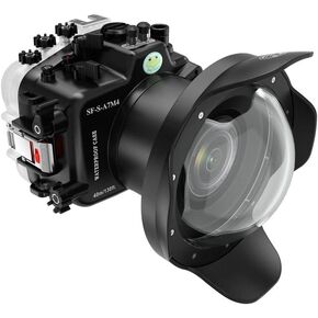 Seafrogs 40 Meters / 130 feet's Waterproof Underwater Camera housing for A7M4 A7 Mark IV A74 with 6-inch Optical Acrylic Dome Port for FE12-24 F4 and FE16-35 F4 Lens (Zoom Rings ncluded) in Saudi Arabia