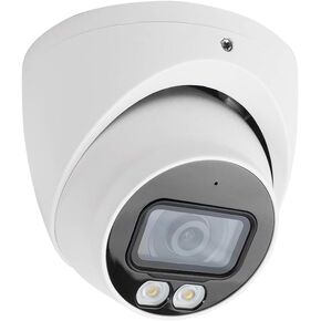 R-Tech 4K Smart Dual Illuminators Fixed-Focal Eyeball Camera, HDCVI 1801-IL Series, IP67, Built-in Mic, 3.6mm Lens, 40m IR & Warm Light, 120dB WDR, Smart Dual Light Technology in Kuwait